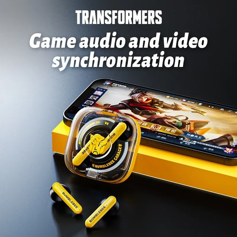 Transformatorji TF-T03 Bluetooth 5.3 Slušalke Wireless Gaming Slušalke Nizke Latence Hi-fi Kakovosti Zvoka Slušalke Z Mikrofonom Čepkov