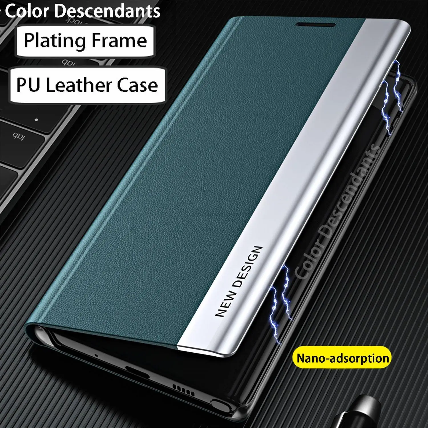 Usnja Flip Case Za Samsung Galaxy S21 S22 FE S20 Ultra S10 Lite S8 S9 Plus 5G Shockproof Težko Luksuzni Kritje Funda Capa hoesjes