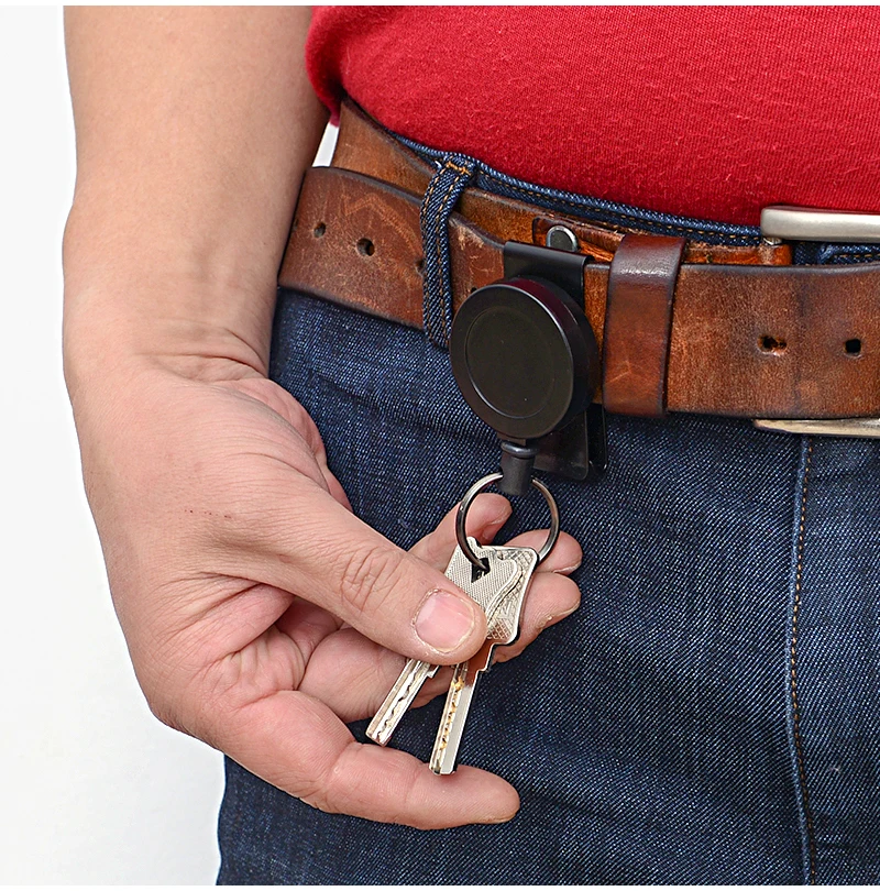 Zložljive Keychain Key Ring Značko Nosilec Koluta S Multitool Carabiner Posnetek Težka Jeklena Žica, Vrvica Za Opaljivanje Tega Imensko Oznako, Tiskovine