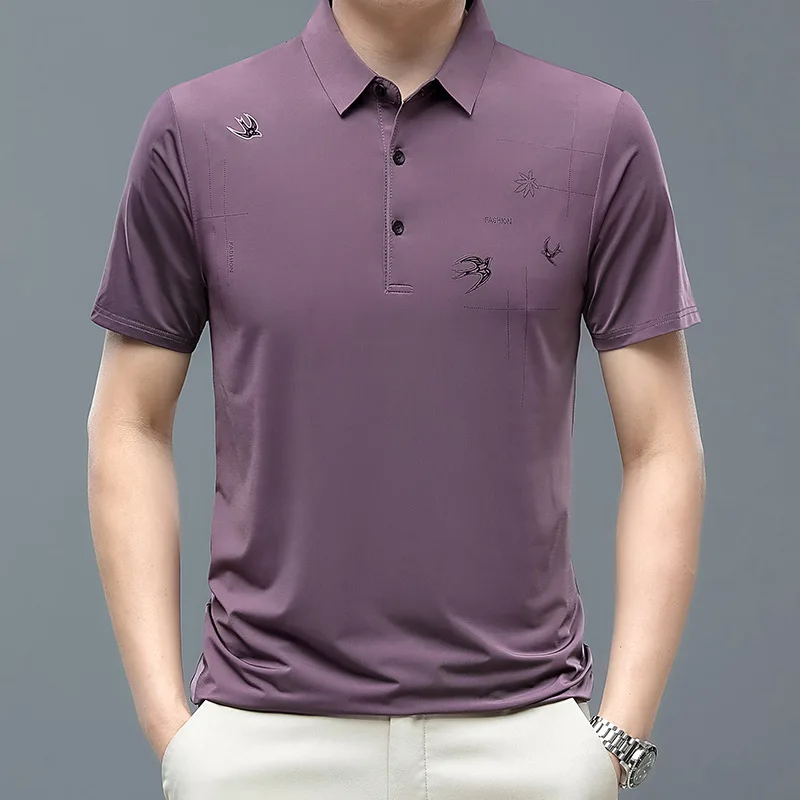 Novi Polo Majica za Moške Poletne Kratek Sleeved majica s kratkimi rokavi Moški Barva za Moške Hitro Sušenje T-shirt