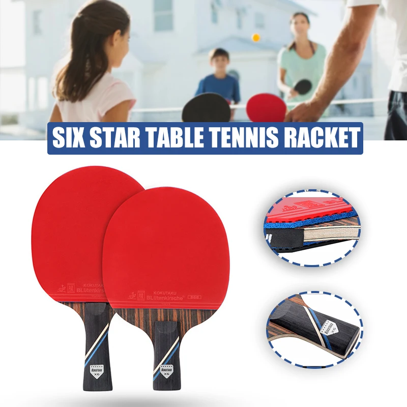 Rekreacijski Pong Veslo Namizni Tenis Lopar Z Lesom Rezilo Zmogljivosti Na Ravni Pong Nrt