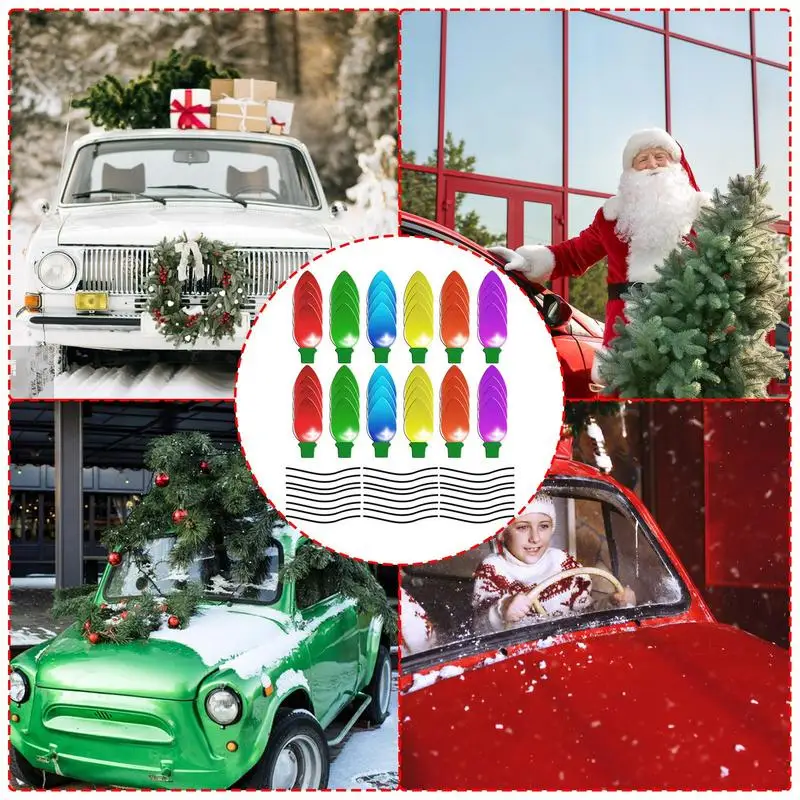 Božični Okraski, Avto Nalepke Božič Avto Magnetne Nalepke, Odsevni Avtomobilske Žarnice Nalepke Garaži Avto Hladilnik