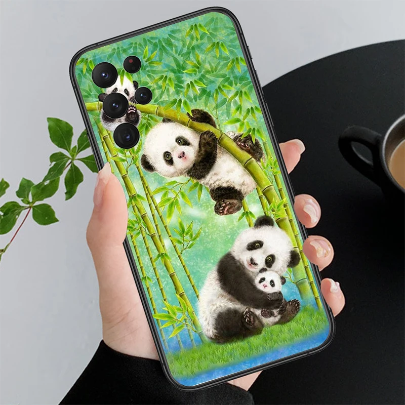 Panda Bear Primeru Telefon Za Samsung A52S A21S A23 A33 A13 A14 A32 A52 A53 A54 A51 A71 M51